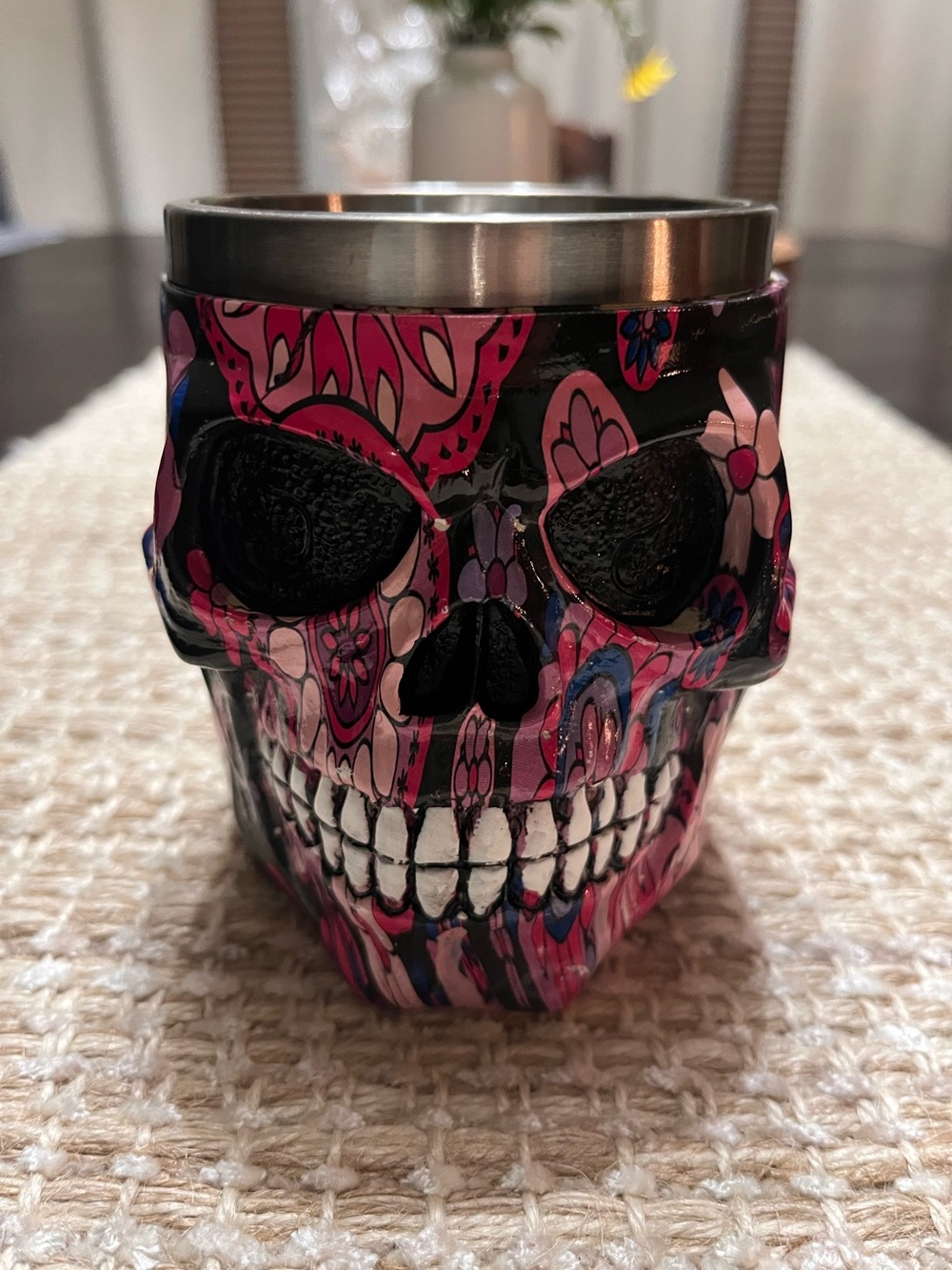 Ebros Gothic Day of the Dead Sugar Skull Coffee Mug